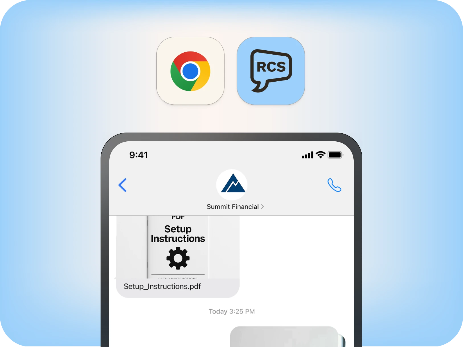 Omnichannel messaging for browsers