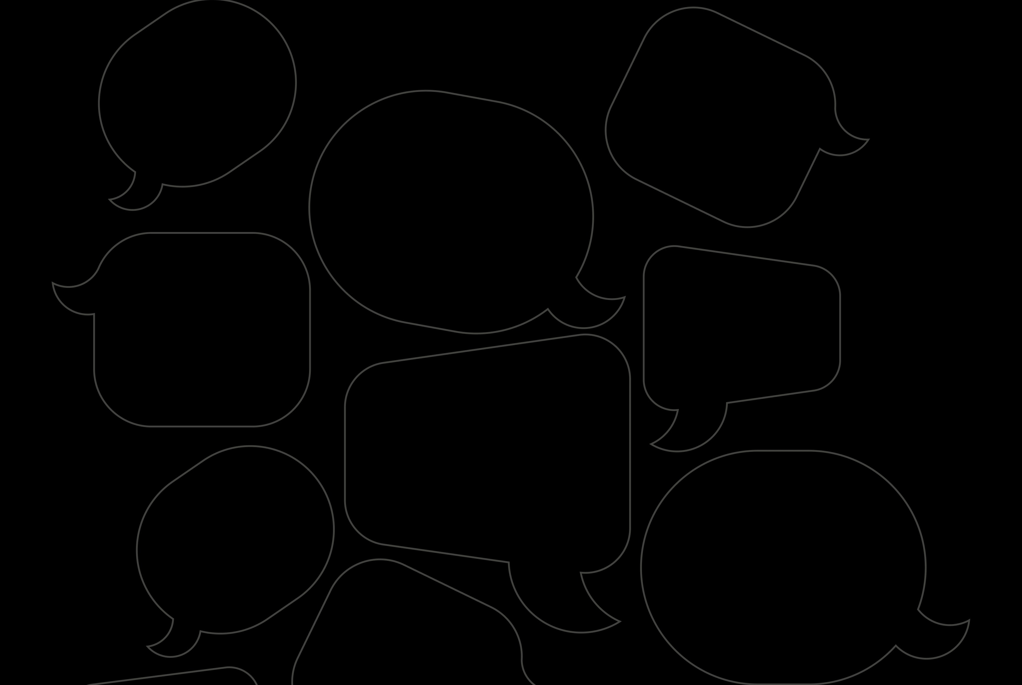 Speech bubble background pattern
