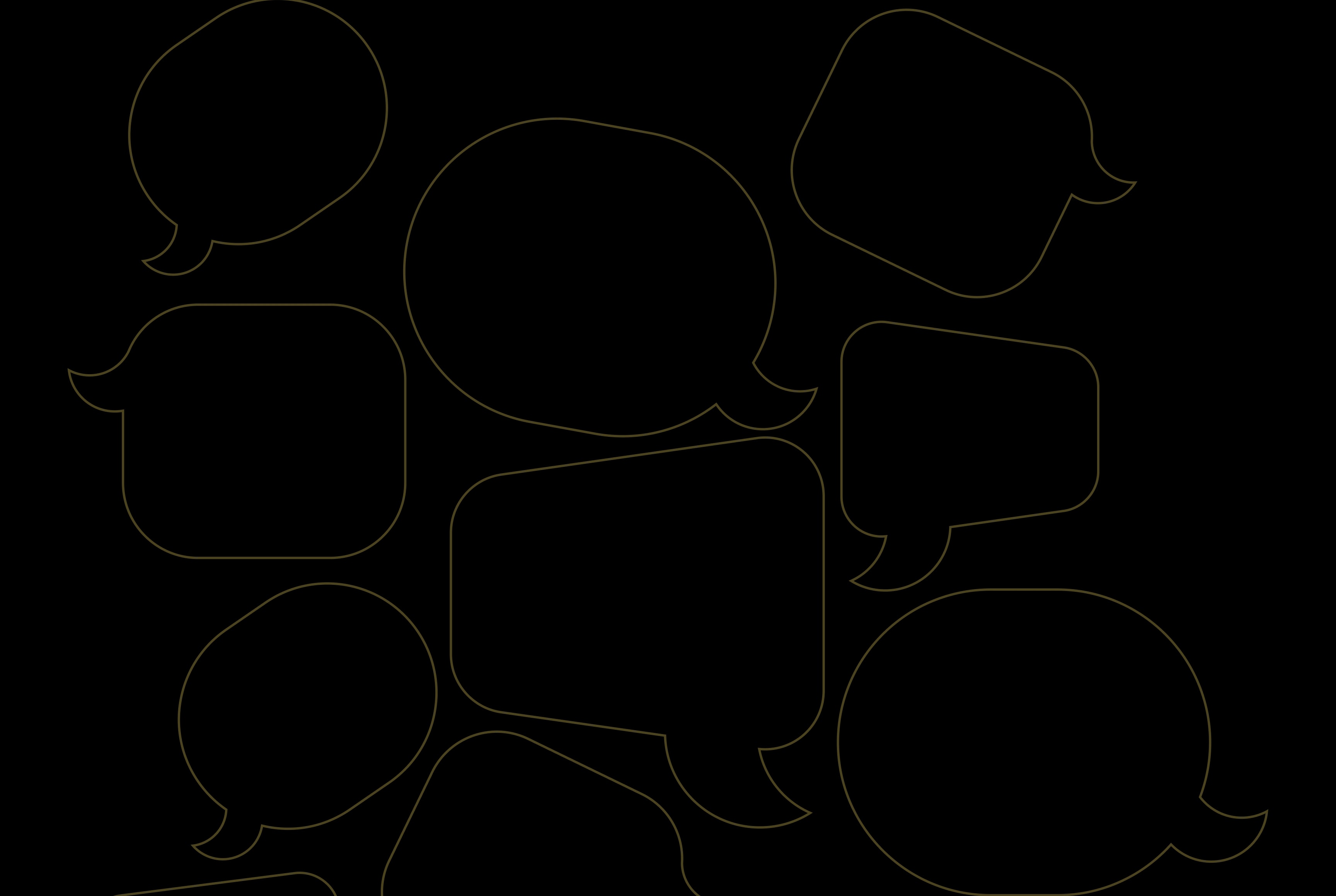 Speech bubble background pattern