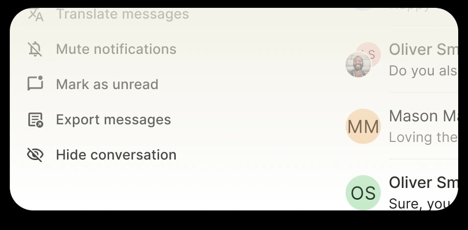 Archive your messages
