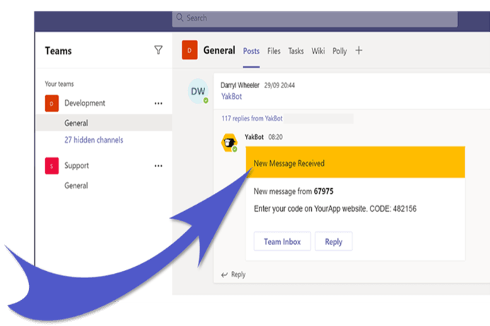 YakChat messaging app image