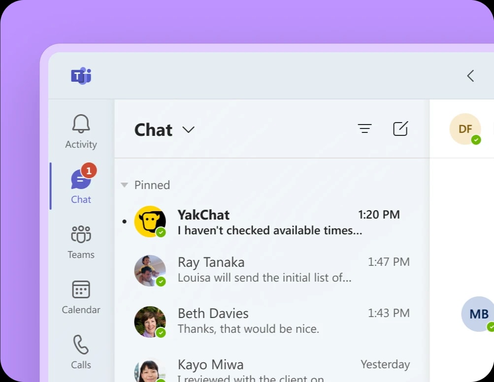 Personal inbox unread message alert