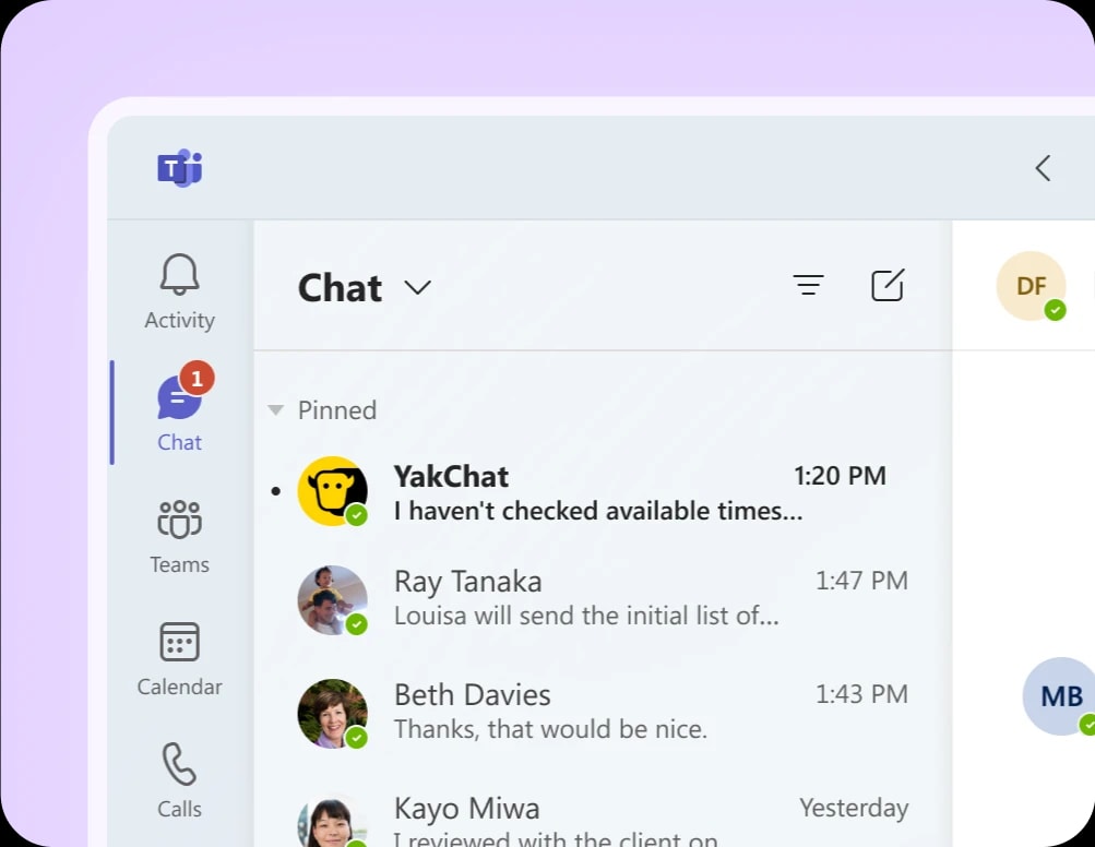 Personal inbox unread message alert