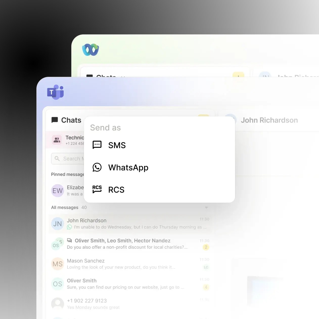 YakChat messaging app image