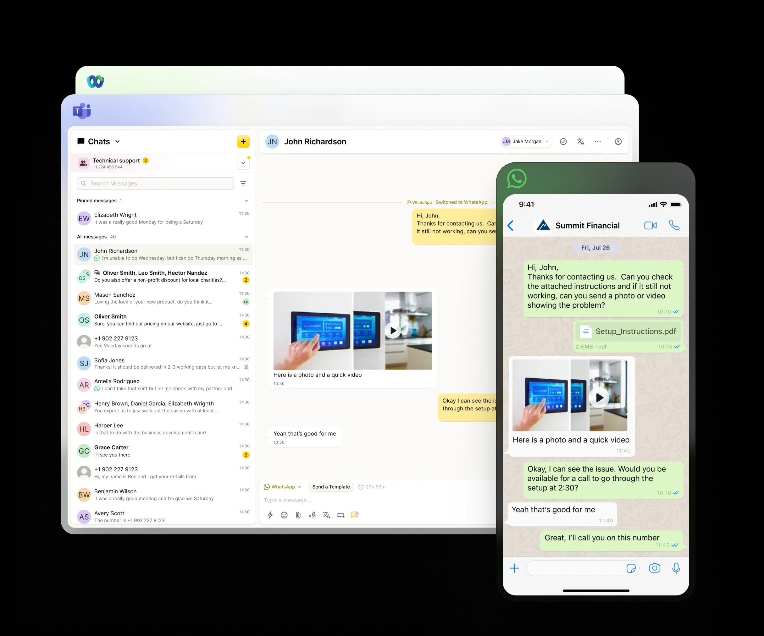 YakChat messaging app image