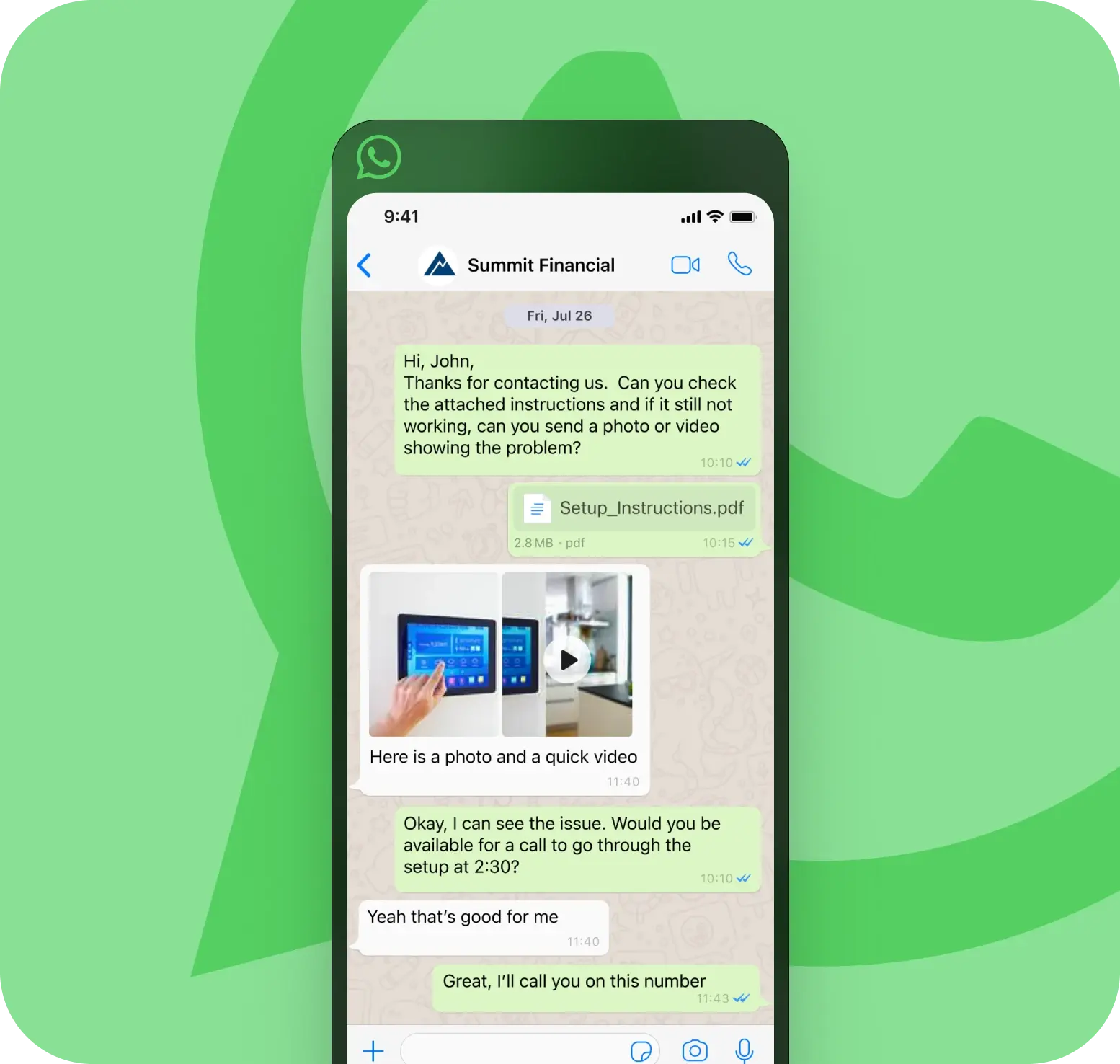WhatsApp Business in Teams and Webex