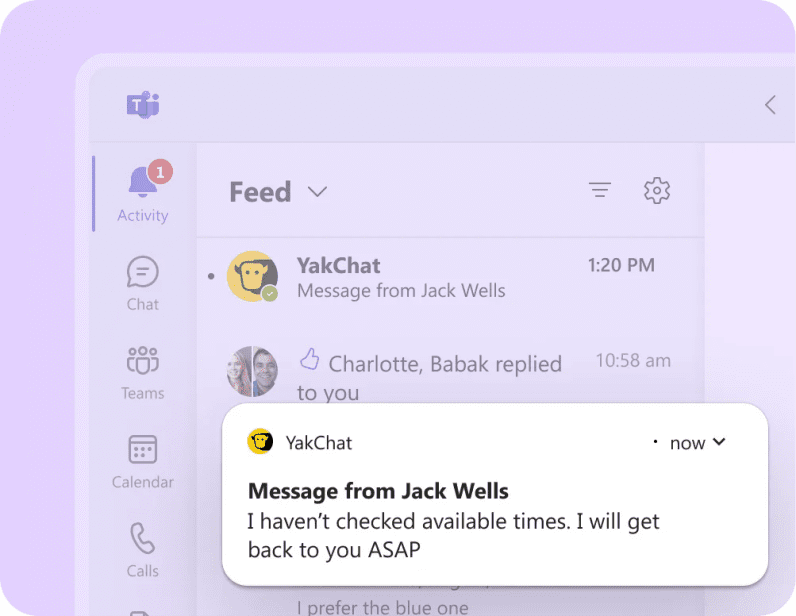 Microsoft Activity Feed SMS Notification