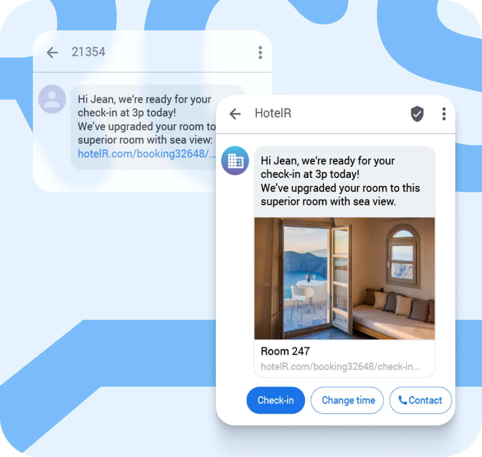 The shift in messaging