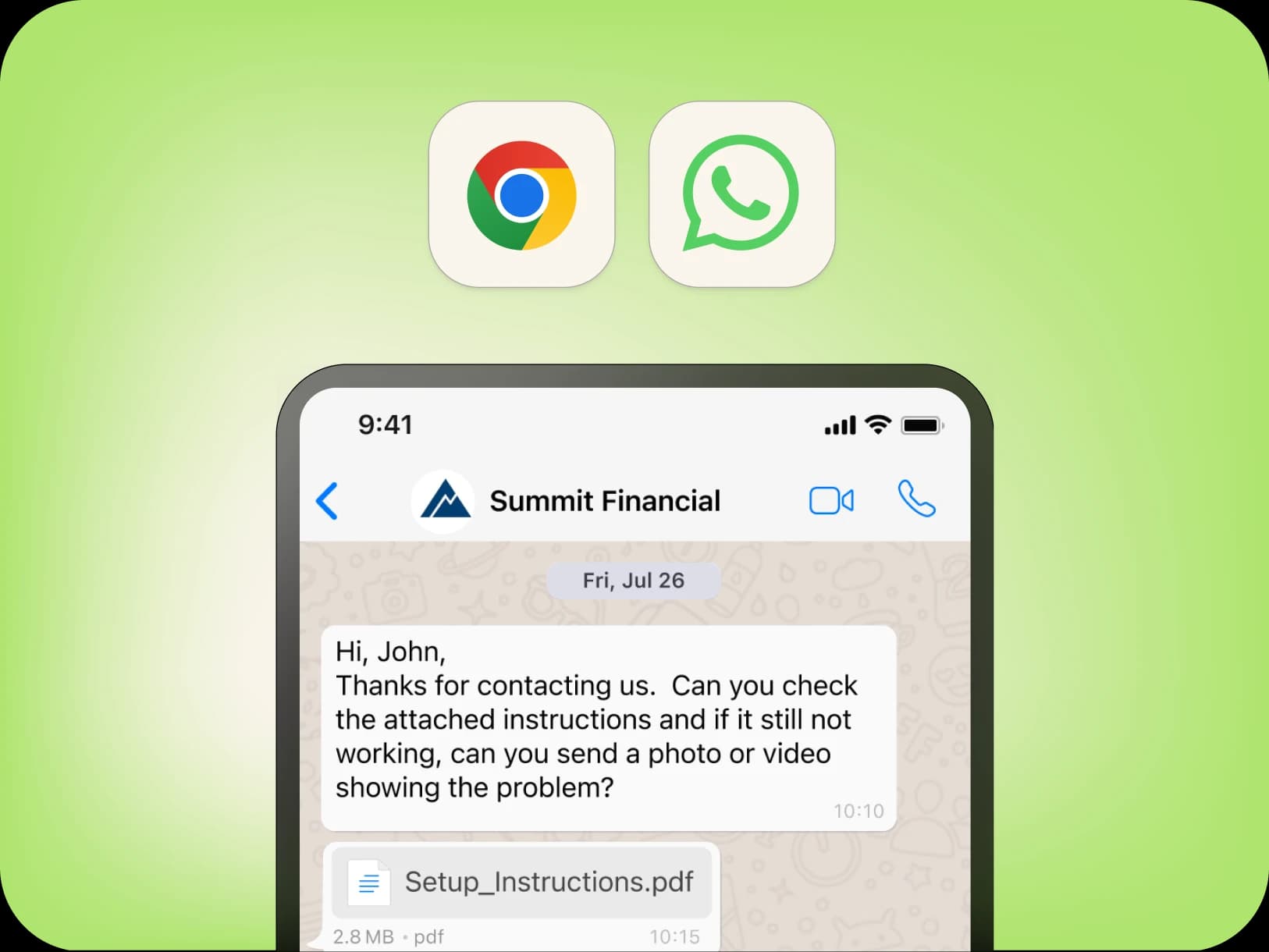 Omnichannel messaging for browsers