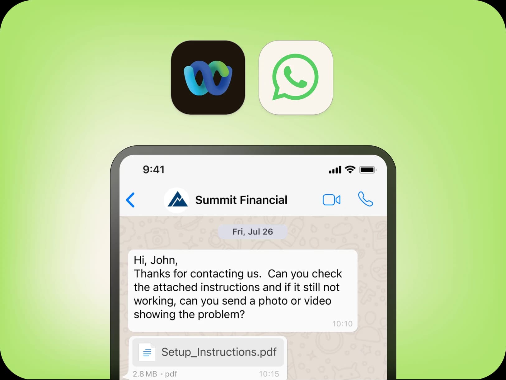 Omnichannel messaging for Webex